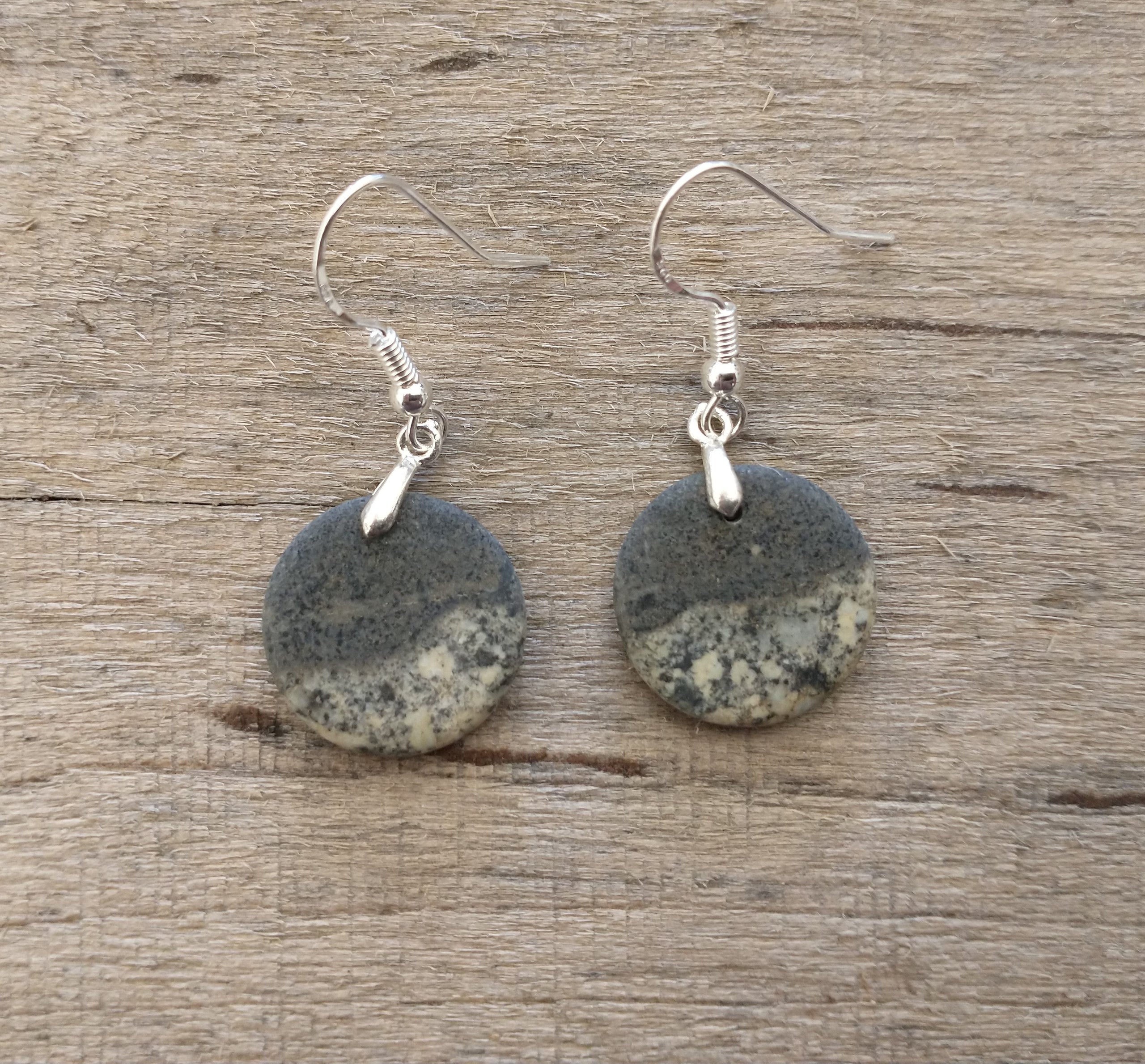 Stone Earrings | Handmade Maine